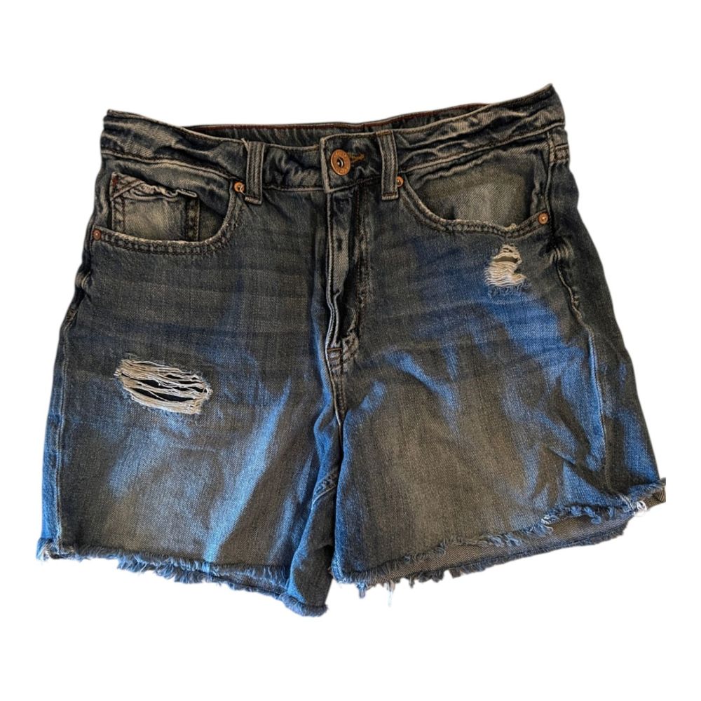Women’s Edgely Distressed Frayed Hem Denim Shorts