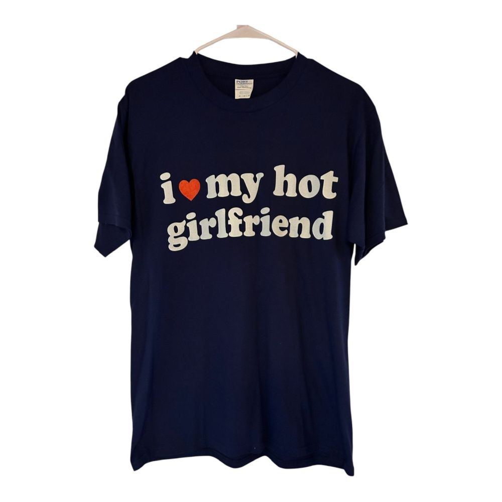 Men's T-Shirt - I Love My Hot Girlfriend Graphic Tee