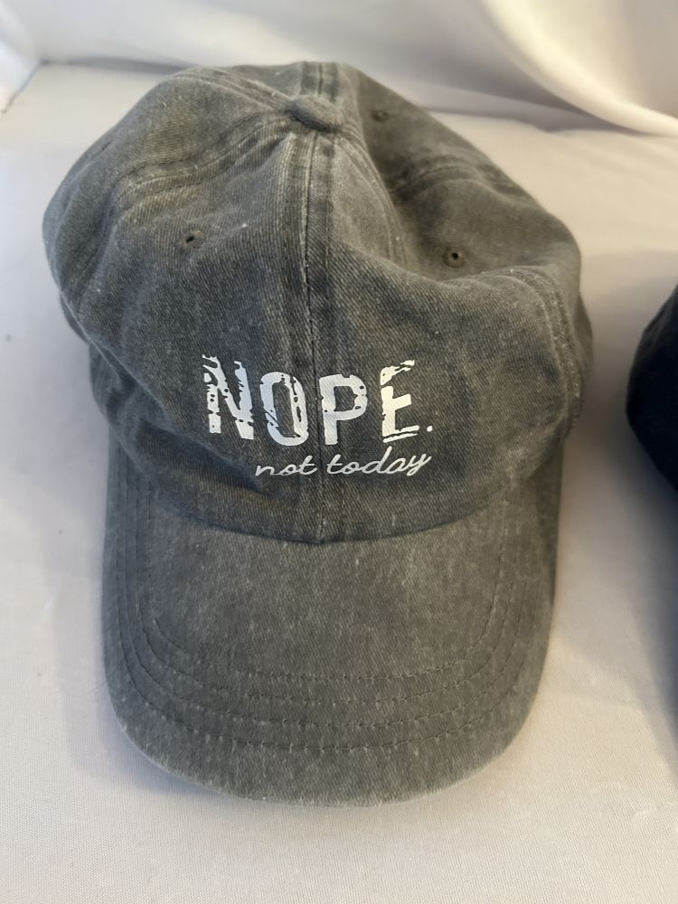 Graphic Dad Hat - 'Nope. Not Today' Design