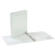 10"x11.5"x1" - Durable White 3-Ring Binder