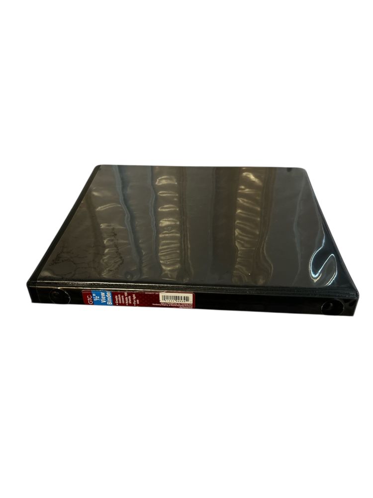 10"x11.5"x.5" - Classic 3-Ring Binder - Sleek Black Design