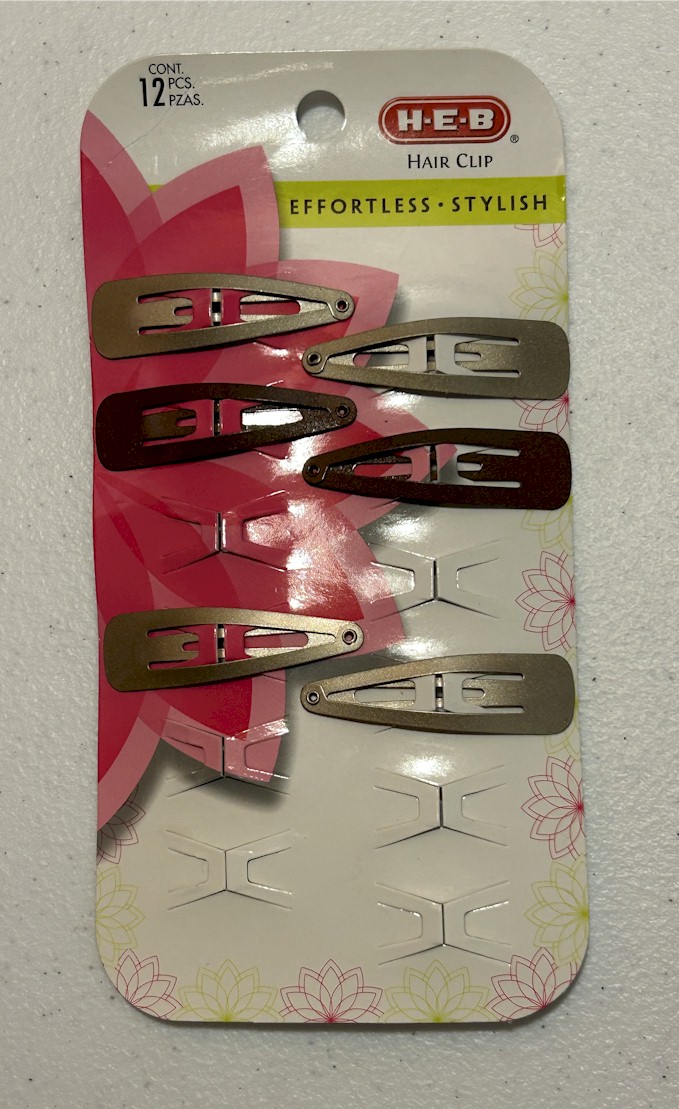 H-E-B Hair Clip Set - Effortless Stylish Design