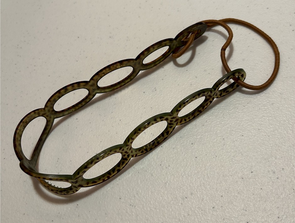 Chain Design Hair Band - Unique Leopard Pattern