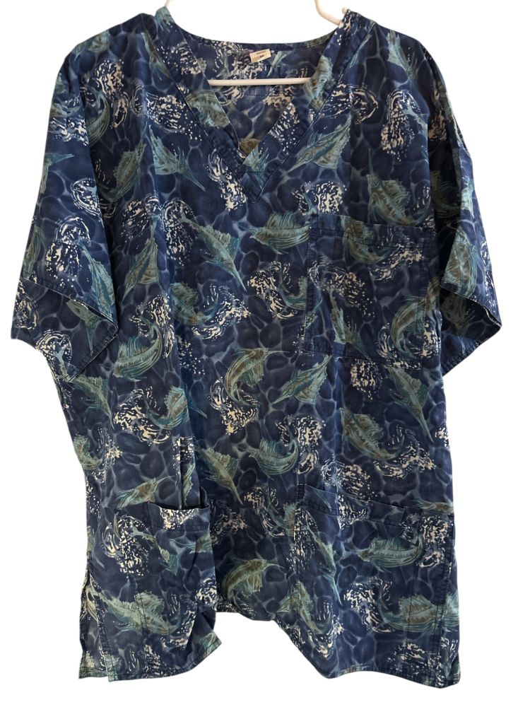 Women's Healthcare Scrubs Top 2XL