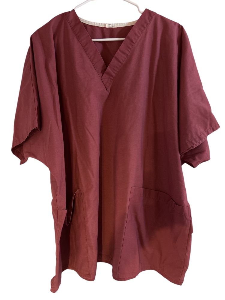 Women's Healthcare Scrubs Top 2XL