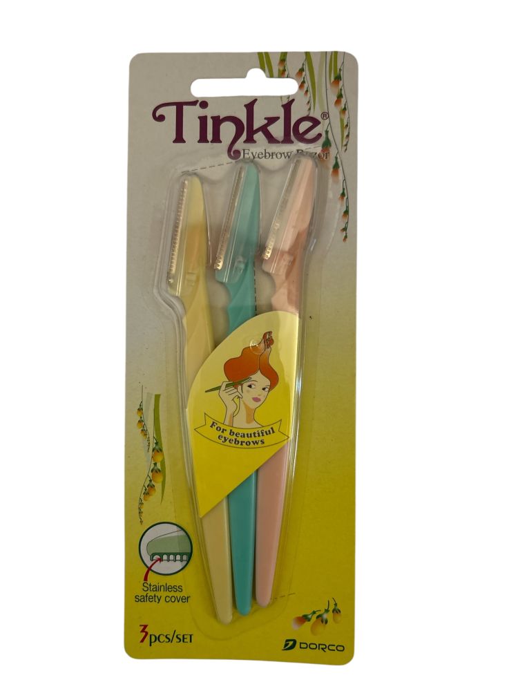 Tinkle Eyebrow Razor 3-Pack