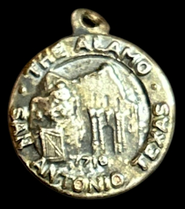 The Alamo San Antonio Texas Mini Souvenir Bracelet Pendant Charm (¼ in)