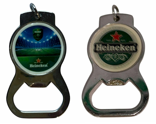 Heineken Metal Keychain Bottle Opener
