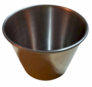 Stainless Steel Condiment Cup 2" x 1.75" – Sauce or Dipping Cup