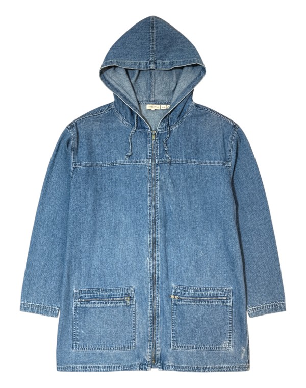 Women's Hooded Denim Jacket