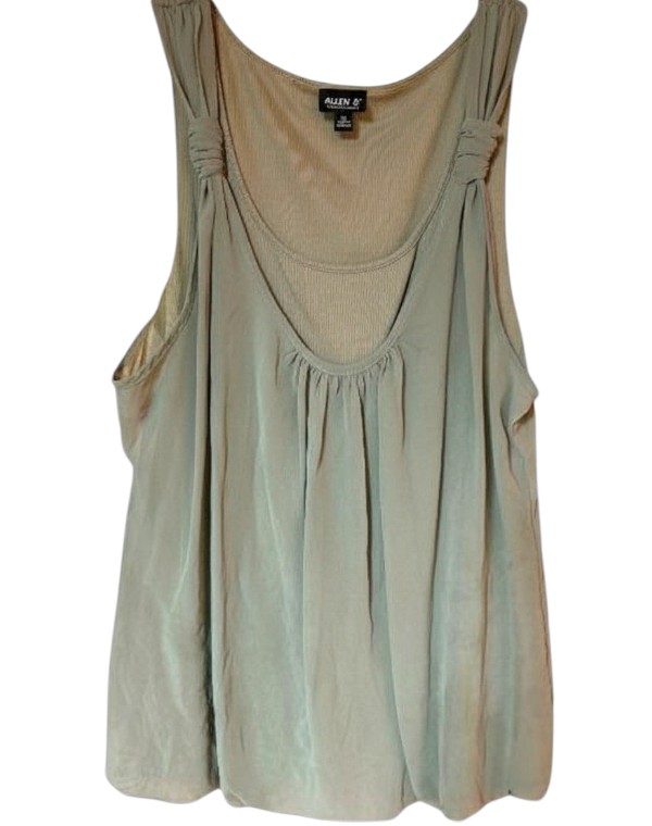 Women's Bubble Gathered Hem Tank Blouse