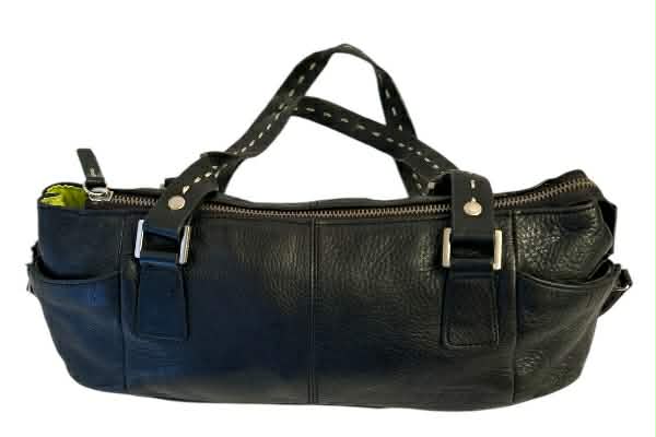 Kenneth Cole Reaction Leather Satchel Purse 13x5.5