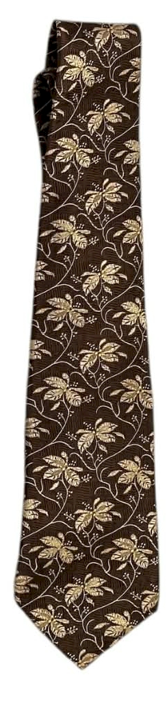 Men’s Embroidered Silk Robert Talbott Estate for Stanley Korshak Tie 60 "
