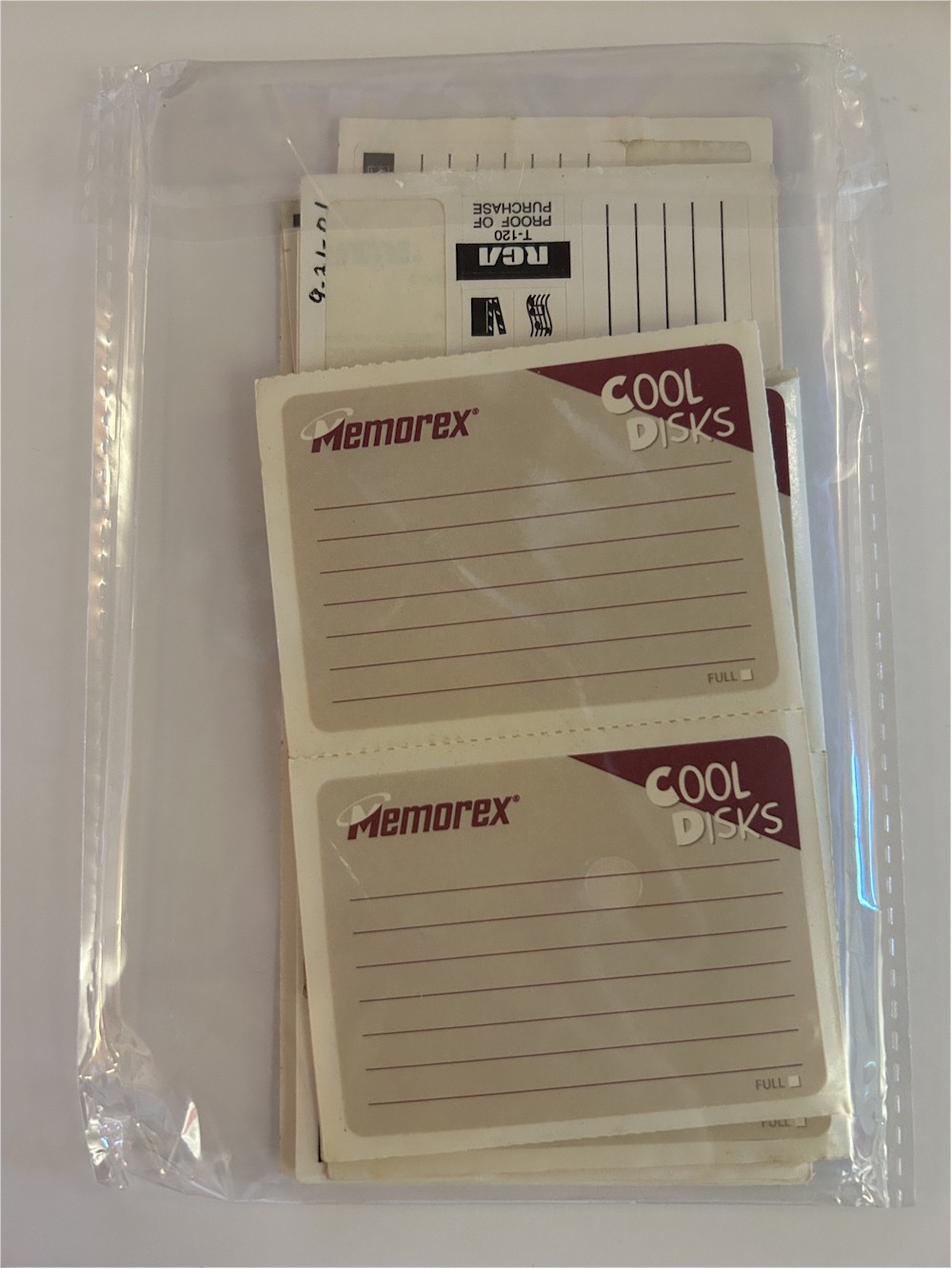 Memorex Cool Disks Labels - Vintage Media