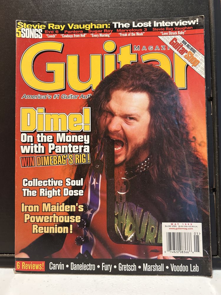 Guitar Magazine May 1999 Dimebag Darrell Cover