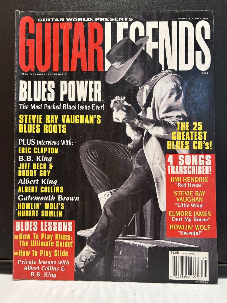 Guitar Legends 1994 Blues Power Magazine VG
