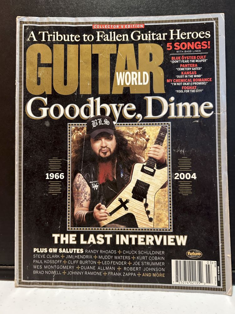Guitar World 2004 'Goodbye, Dime' Collector's Edition Magazine