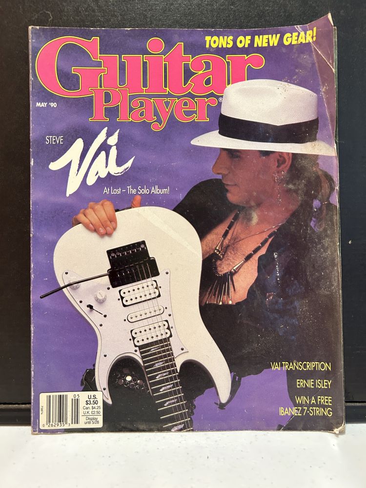 Guitar Player Magazine May 1990 Steve Vai Cover VG