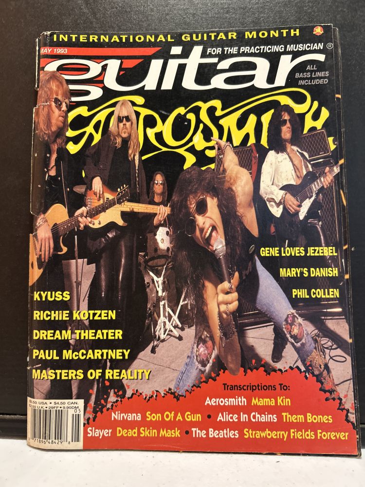 Guitar for the Practicing Musician May 1993 Aerosmith Cover