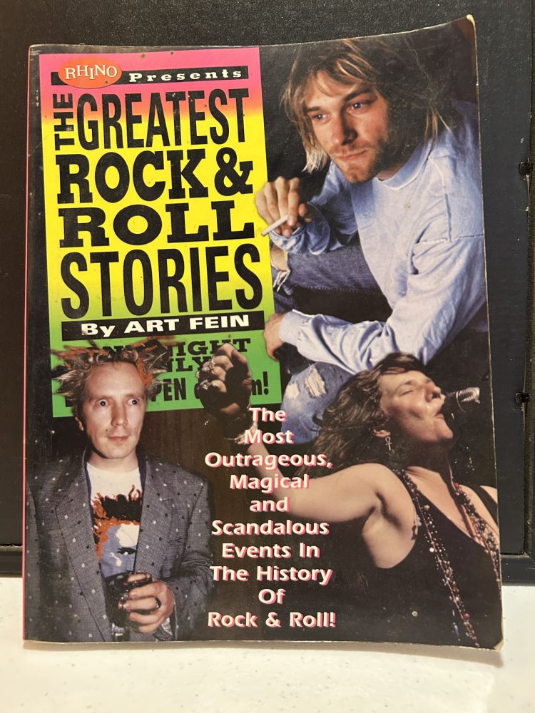 The Greatest Rock & Roll Stories Book by Art Fein VG