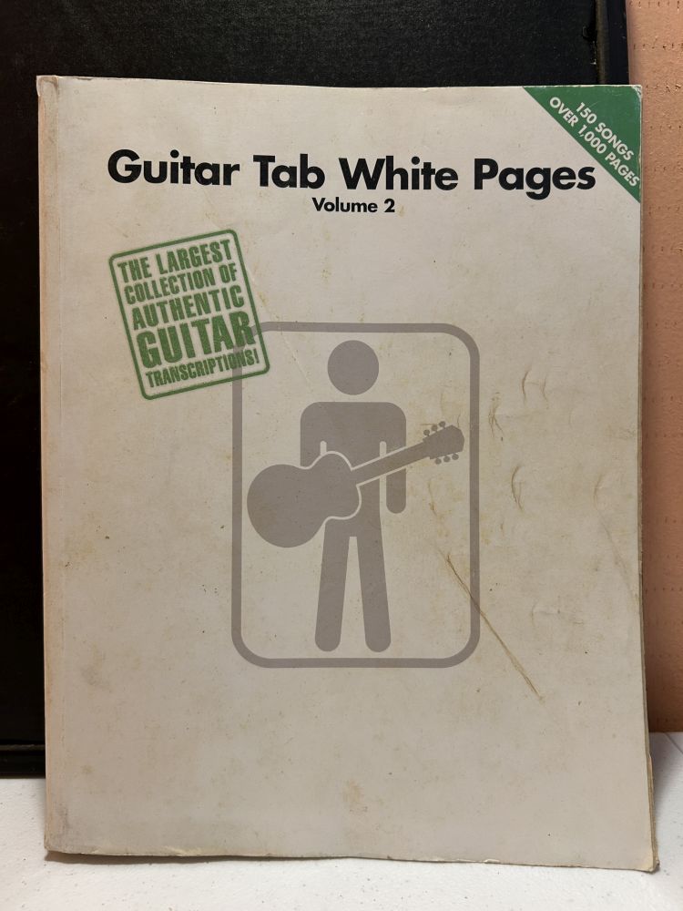 Guitar Tab White Pages Volume 2 Tab Book VG