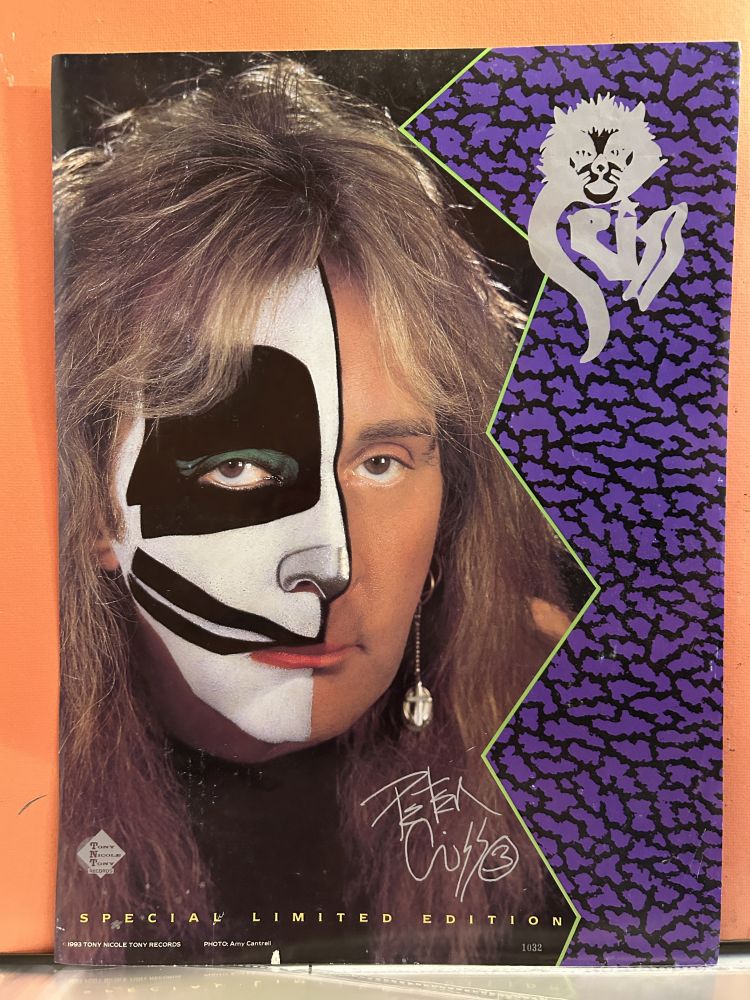 Peter Criss 1993 Signed Limited Edition Poster 17x23 NM