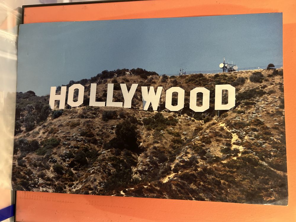 Hollywood Sign Photo Poster 1990s Mint 20x30