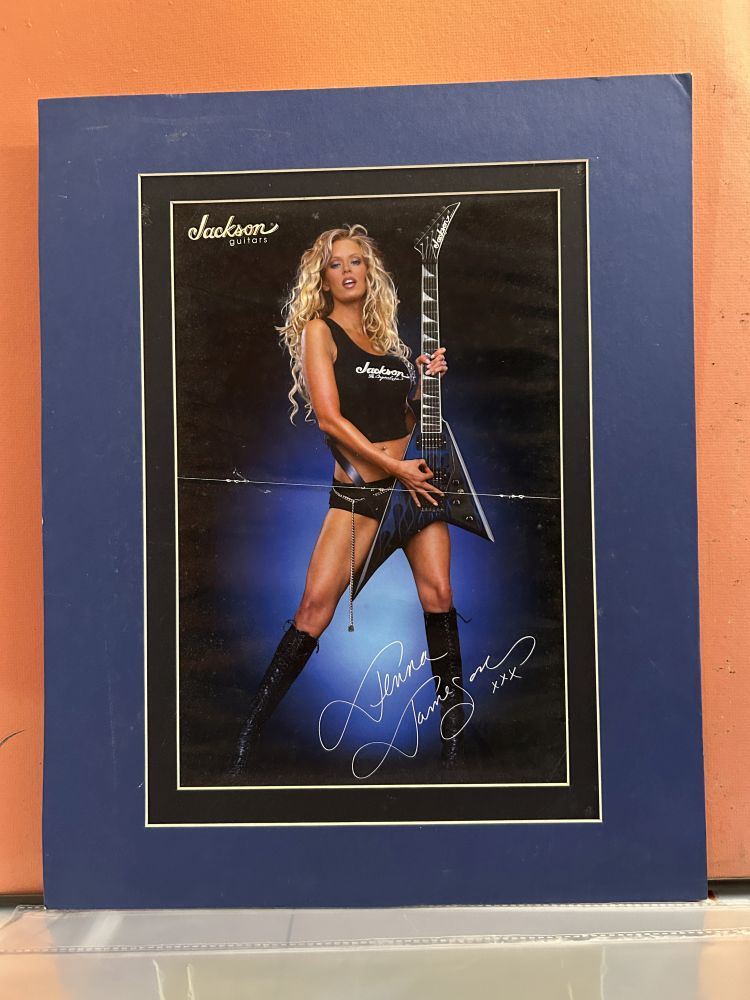 Jenna James Signed 16x20 Photo Late 90s – Early 2000s VG