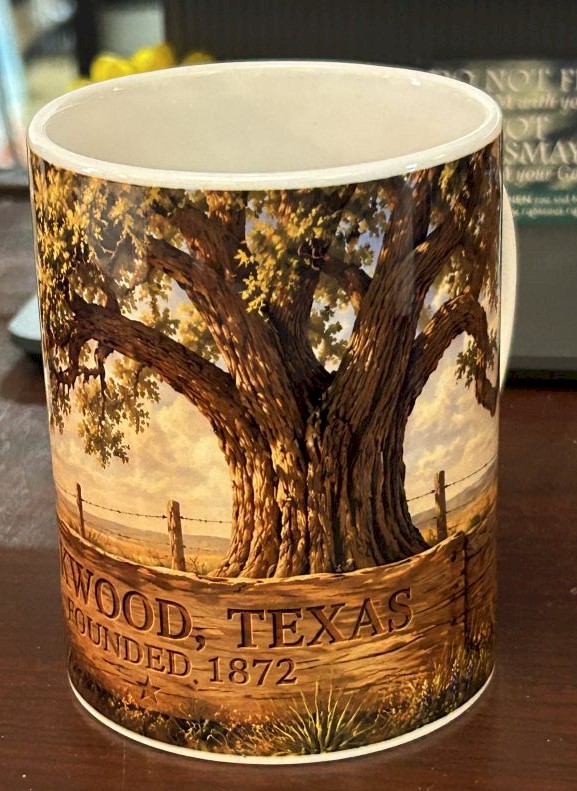 Oakwood Texas Founded 1872 Ceramic Coffee Mug