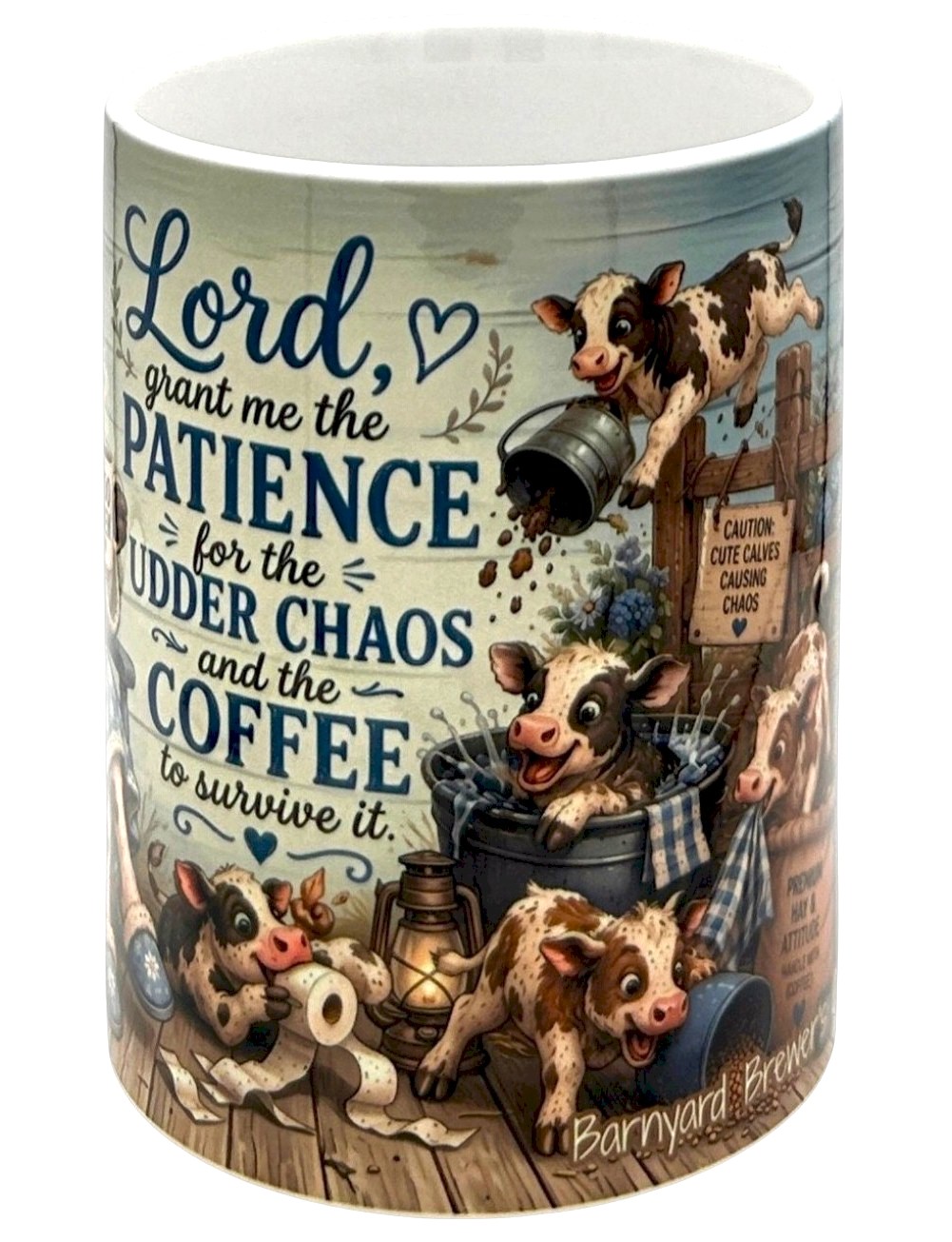  Cute Mama Cow Coffee Mug 15oz Funny Farmhouse Christian Gift Barnyard Brewers
