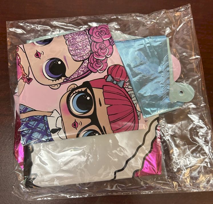 Set of 2 35" Foil LOL Doll Balloons
