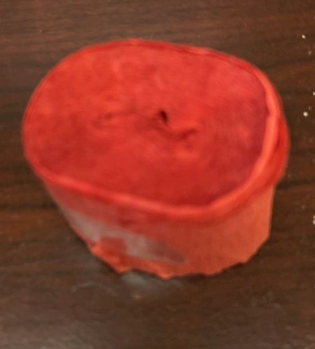 Half Roll Red Crepe Paper