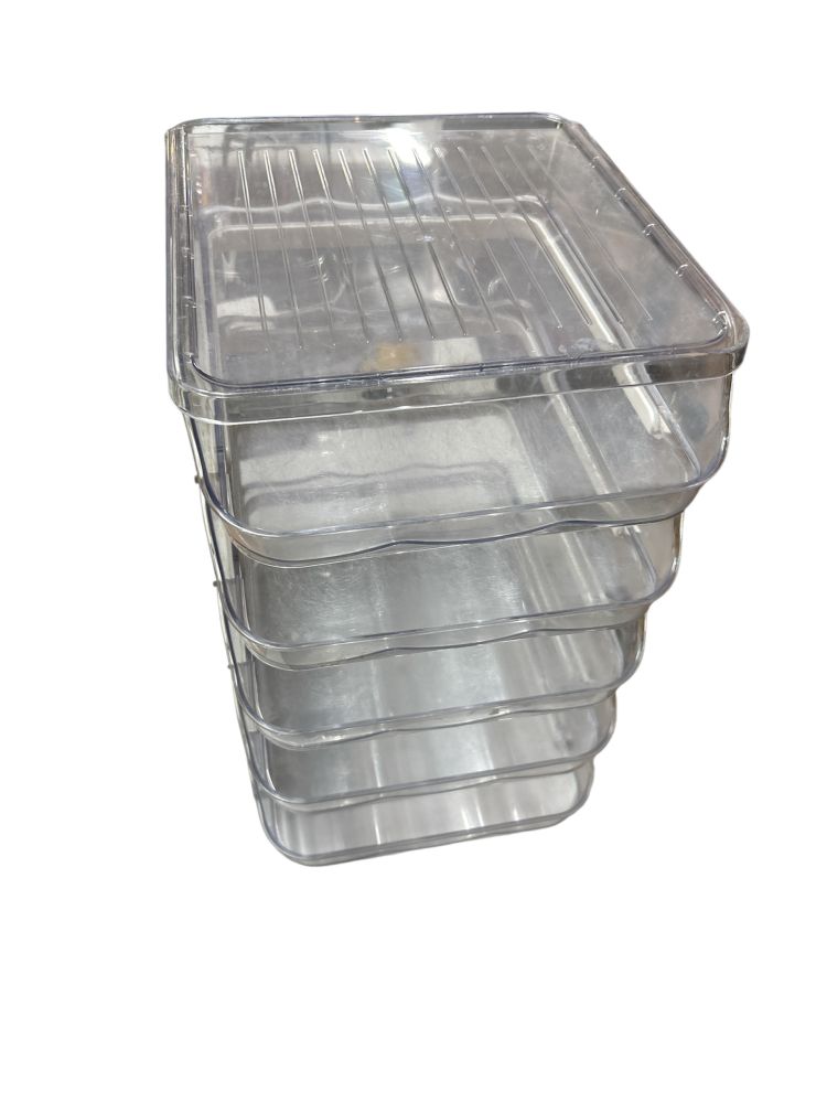 Egg Trays Set - Clear Plastic