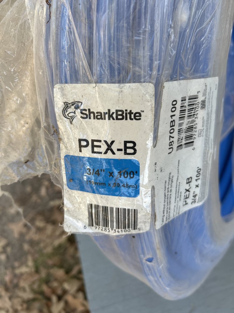 SharkBite PEX-B 3/4" x 100' Tubing