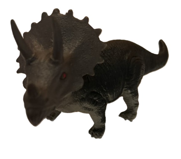 Rubber Dinosaur Triceratops Toy Figure