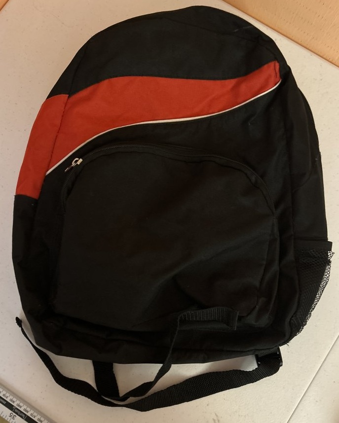 Unbranded Black and Red Backpack