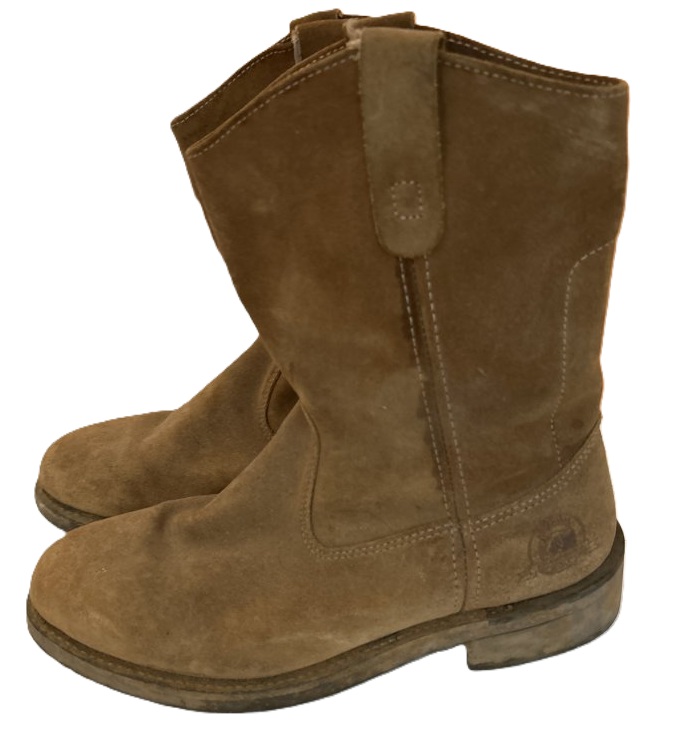 Men's Brahma Leather Work Boots - Size 10