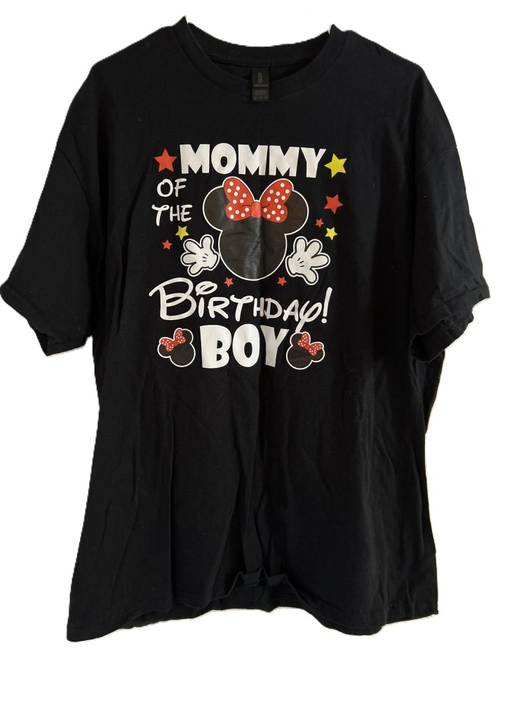 Women's Disney 'Mommy of the Birthday Boy' T-Shirt - XL