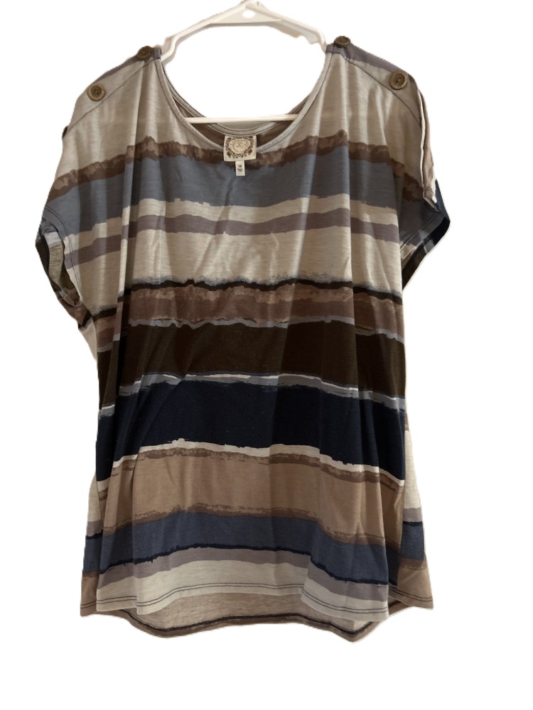Women's True Selfs Striped Top - XL