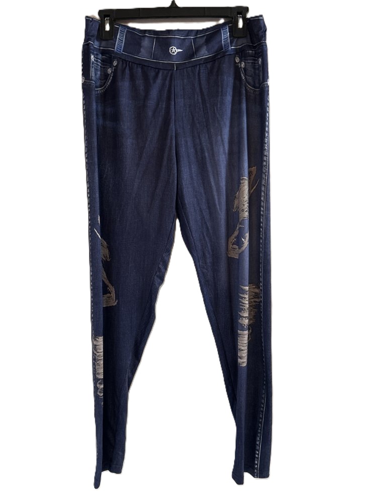 Women's Pajama Denim-Style Bottoms