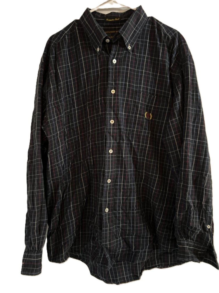 Men's Thomaston Twill Alexander Julian Plaid Shirt - XL