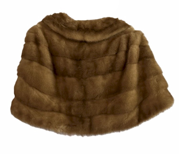 Vintage Genuine Mink Cape – Evan’s Furs / Davidson’s – AS IS