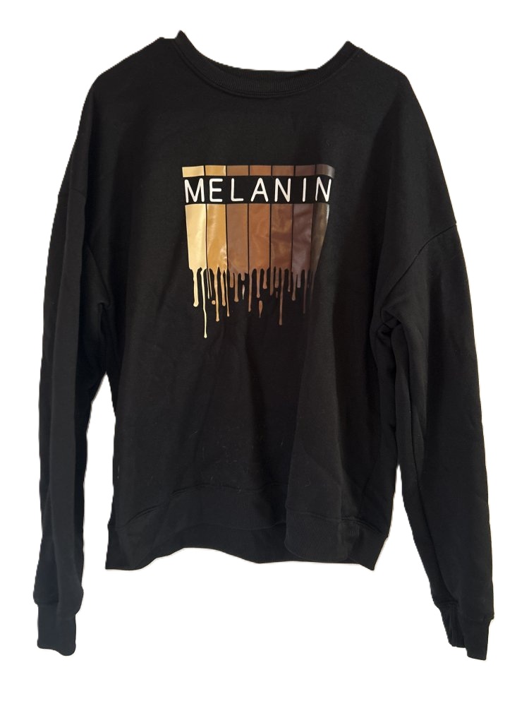 Men's Melanin Graphic Sweatshirt - Large