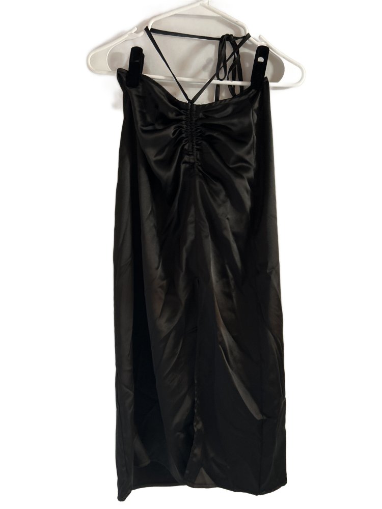 Women's Strapless Satin Dress - XS