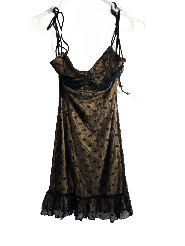 Women's Mesh Polka Dot Dress