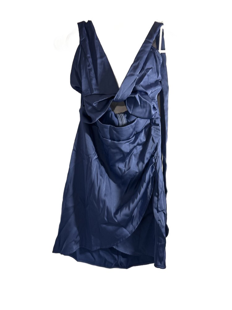 Women's Satin Draped Dress
