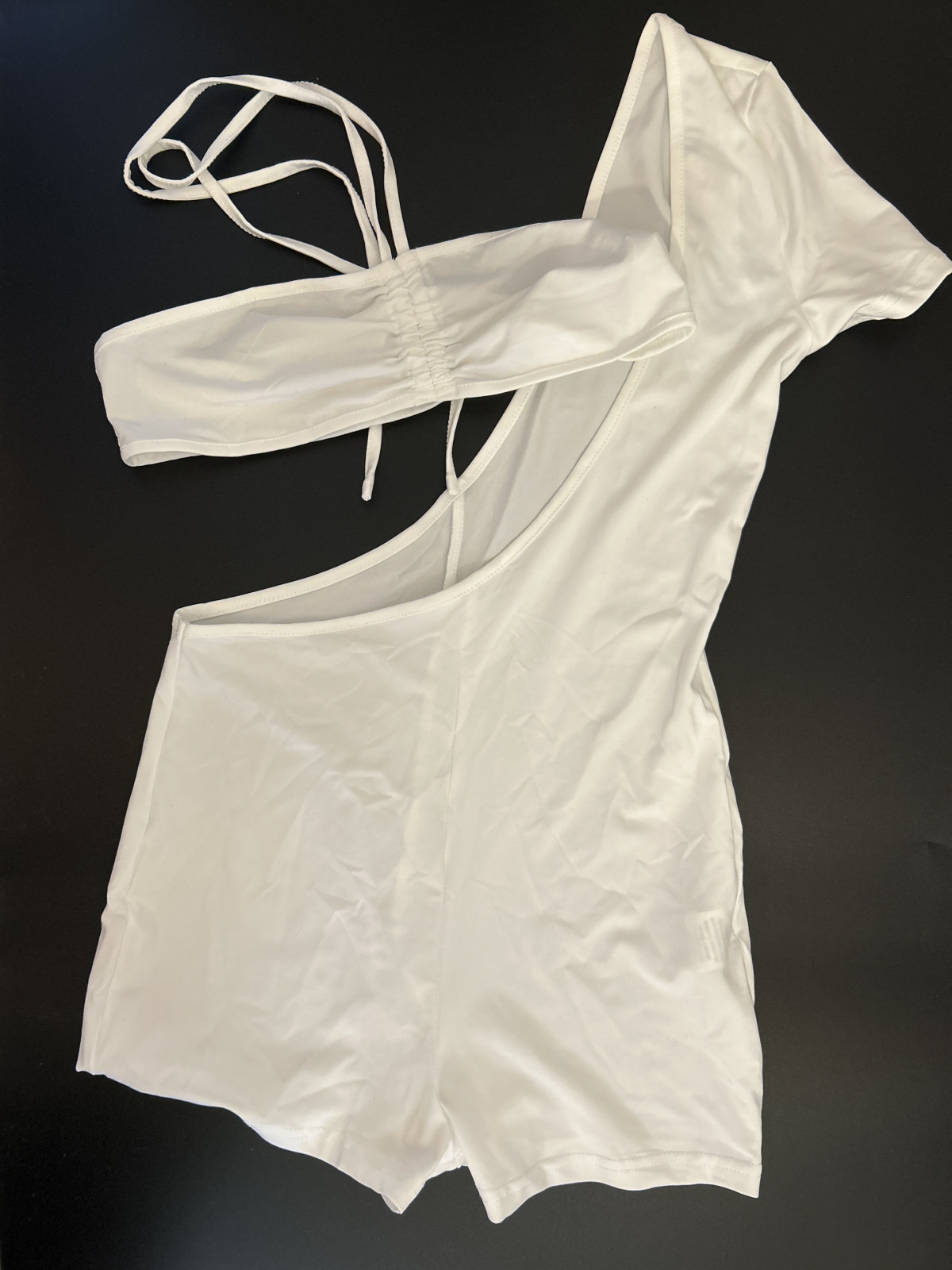Women's Shein White Cut-Out Romper