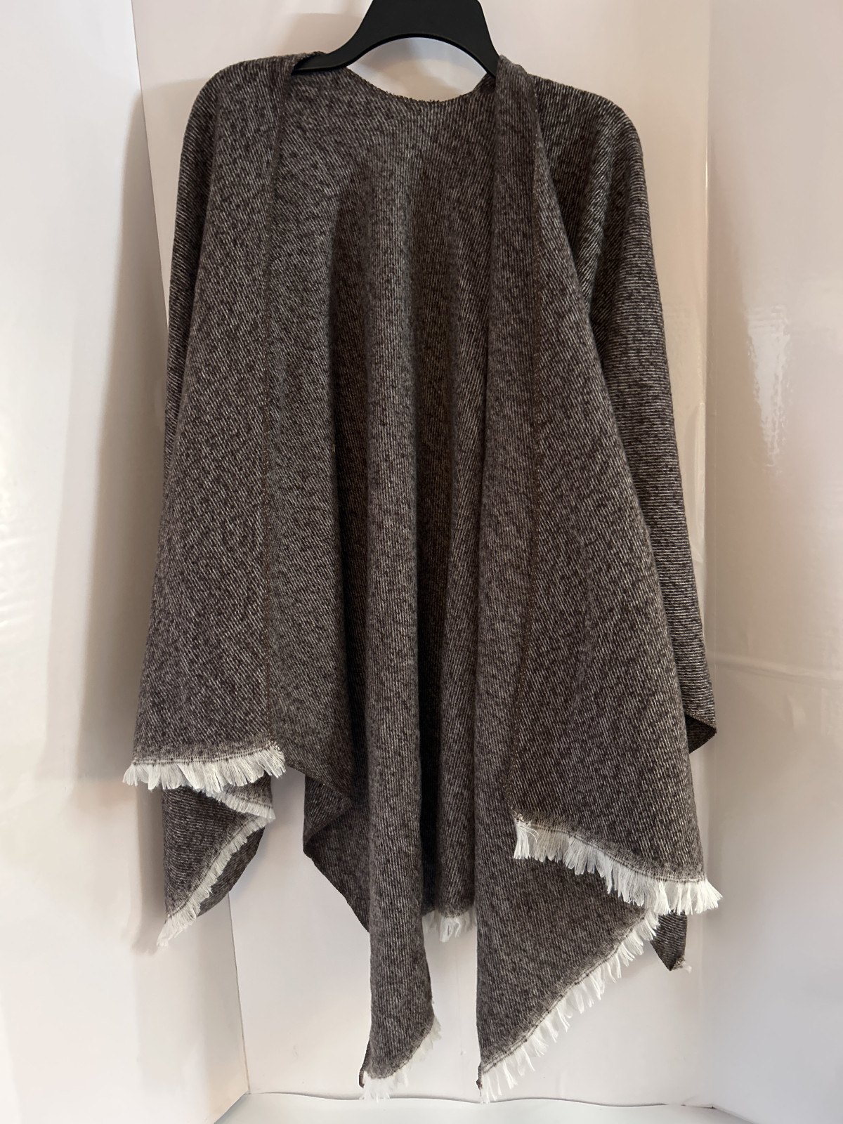 Women's Fringe Trim Poncho