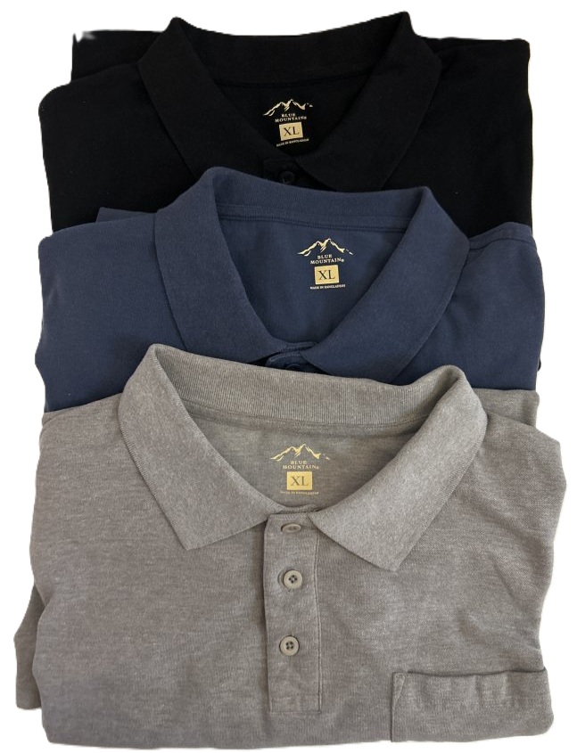 Men's Blue Mountain Pullovers 2 Pack - XL