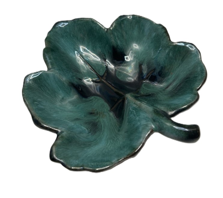 Ceramic Leaf-Shaped Dish